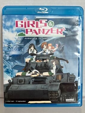 Girls & Panzer Complete TV Series Blu-ray DVD 2-Disc Set Japanese Anime